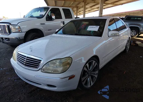 2000 Mercedes-Benz S 430 из США, поврежденный, VIN WDBNG70J7YA098595